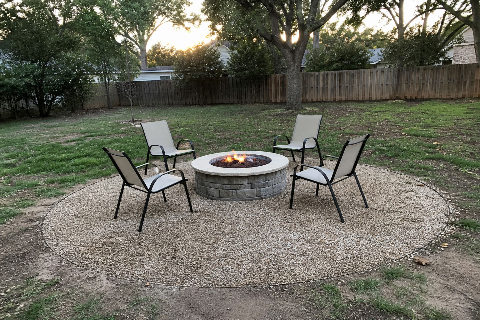 Fire Pits project by Hernandez Tree & Care